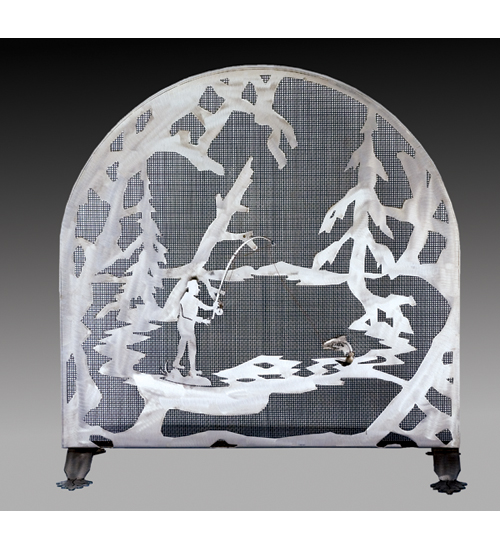 15672 30x30 Arched Fisherman Firescreen Mesh St
