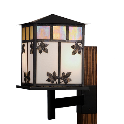 98824 16 Inch Sq Custom Corner Wall Sconce