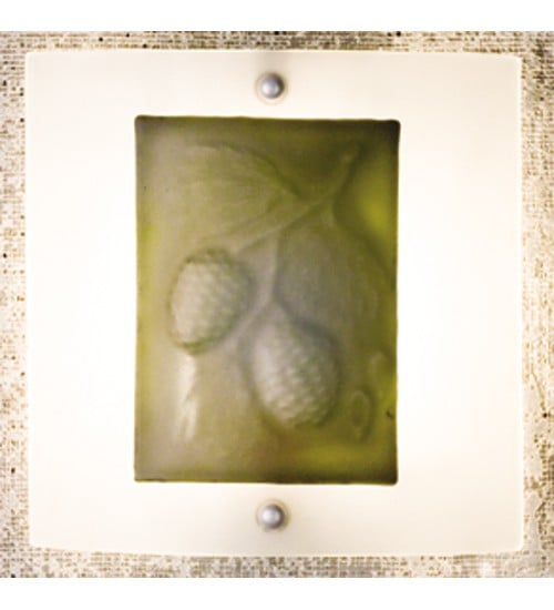 99237 11 Inch W Pignioli Fused Glas Sconce