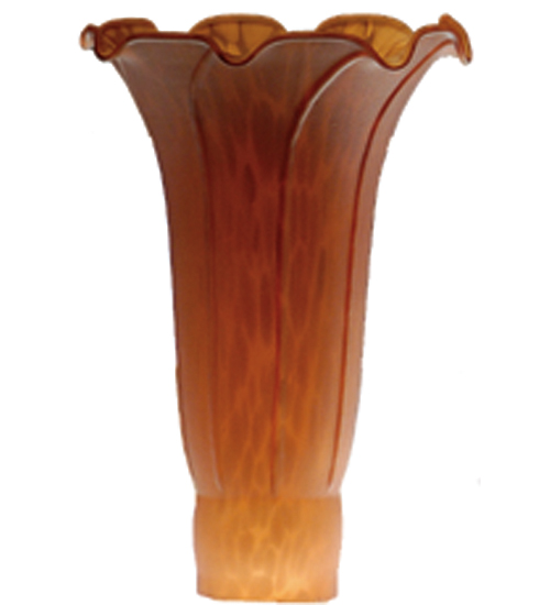 Picture of Meyda  10162 3.5 Inch W X 5 Inch H Amber Lily Shade