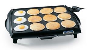 Cool Touch Tilt n Drain Electric Griddle 15 - Black