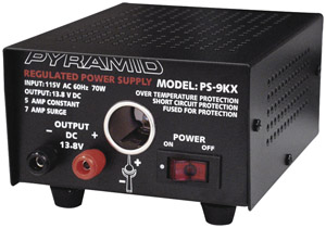 Power Supply 5A/7A with Cigarette Liter Plug