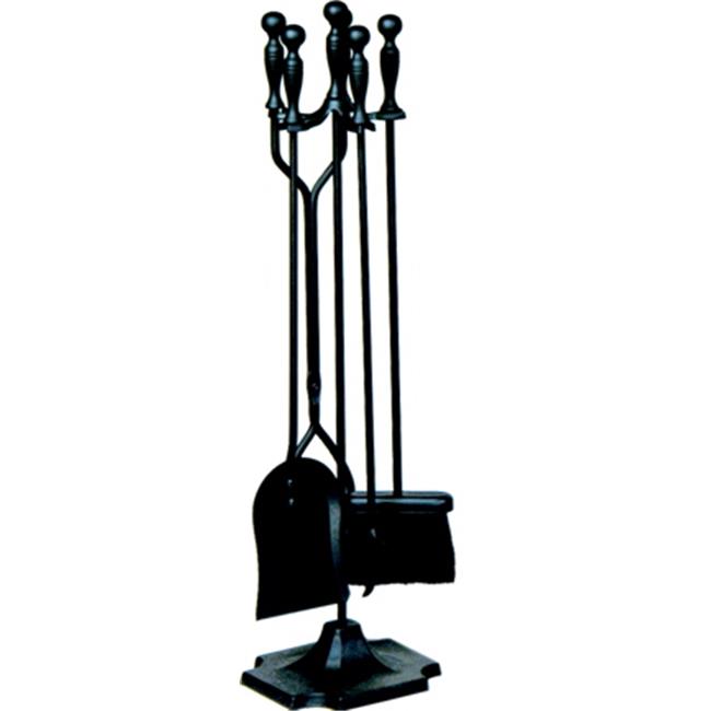 Uniflame T51030BK 5 PC BLACK FIRESET (F-1188)