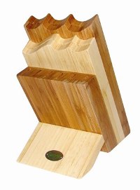 Sanelli CNF064 Bamboo Block For 6 Steak Knives