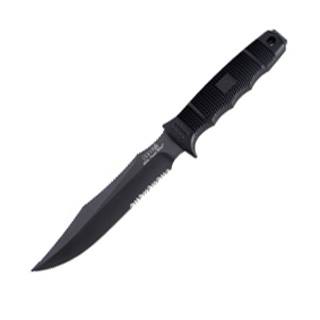 E37T-K SEAL Pup Elite - Black TiNi Blade - Kydex Sheath Fixed Blade Knife