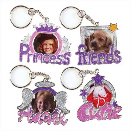 33864 Cute Photo Frame Keychains