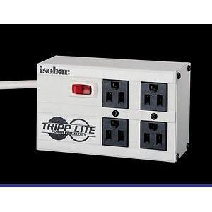 Picture of Tripp Lite Isobar IBAR4 4 Outlets Surge Suppressor - Receptacles: 4 x NEMA 5-15R - 2200J
