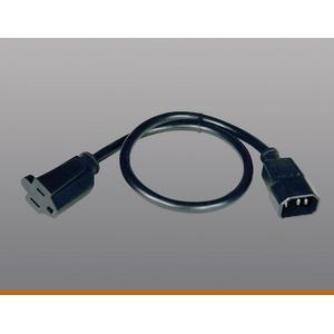 Power Converter Cable Black 2ft