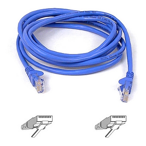 Picture of Belkin Patch Cord 75ft 1 x RJ-45  1 x RJ-45 Cable Blue A3L791-75-BLU-S