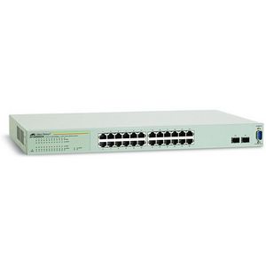Picture of Allied Telesyn AT-GS950-24 24 Port Gigabit WebSmart Switch 24 x 10-100-1000Base-T LAN 2 x SFP Managed Ethernet Switch AT-GS950-24-10