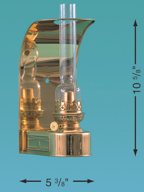 Weems & Plath  Den Hann Boat Wall Oil Lamp