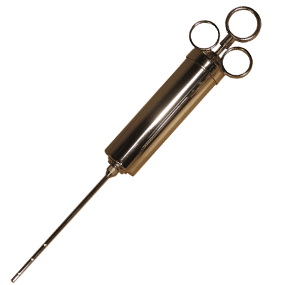 Picture of Weston 23-0404-W Meat Injector  Nickel Plated (4 oz.)