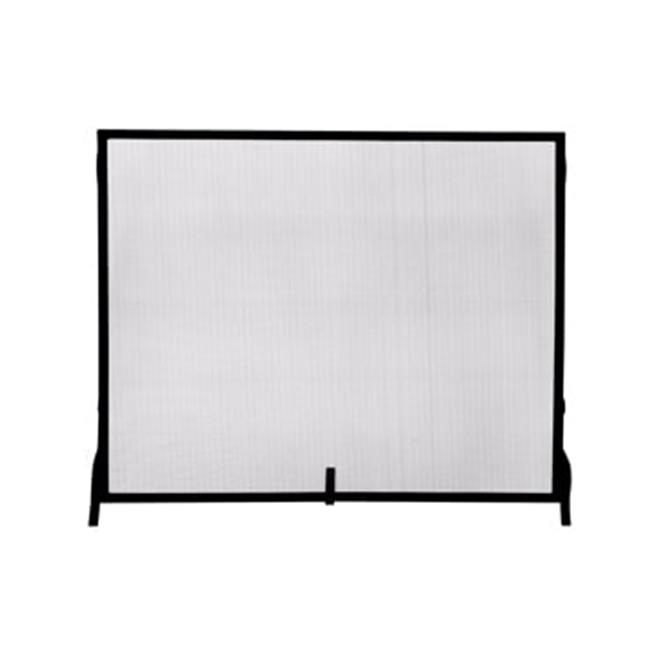 Uniflame S-1127 SINGLE PANEL BLACK WROUGHT IRON SPARKGUARD - MEDIUM