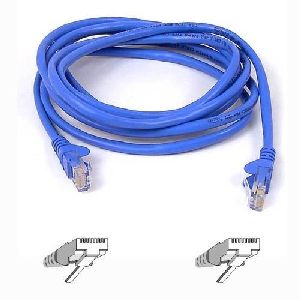 Picture of Belkin Cat. 5E UTP Patch Cable - 16ft - 1 x RJ-45  1 x RJ-45 - Patch Cable - Snagless - Blue