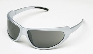 Picture of Body Specs V-8 CRYSTAL-SILVER.12 V-8 Sunglasses with Crystal Silver Nylon Frame and Silver Lens