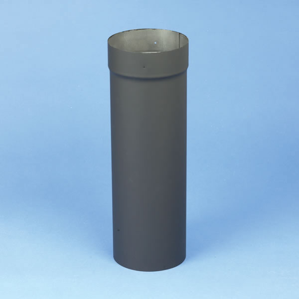 Picture of Selkirk Corporation 2624B 6 Inch  x 18 Inch  Heat-fab 22-ga Welded Black Stovepipe Slip Connector Adjusts 4 Inch  To 16 Inch 