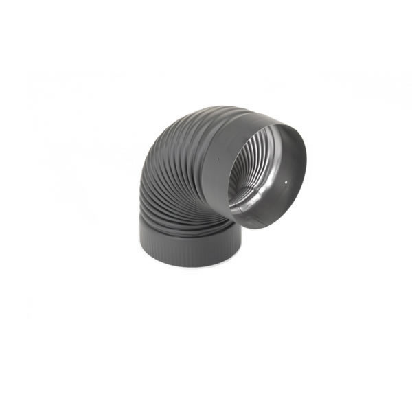 Picture of Selkirk Corporation 2614B 6 Inch  Heat-fab 22-ga Welded Black Stovepipe  90 Deg Elbow