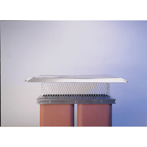 Picture of Homesaver 13116 9 Inch x 28 Inch Homesaver Stainless Steel Single-flue Chiminey Cap 304-alloy