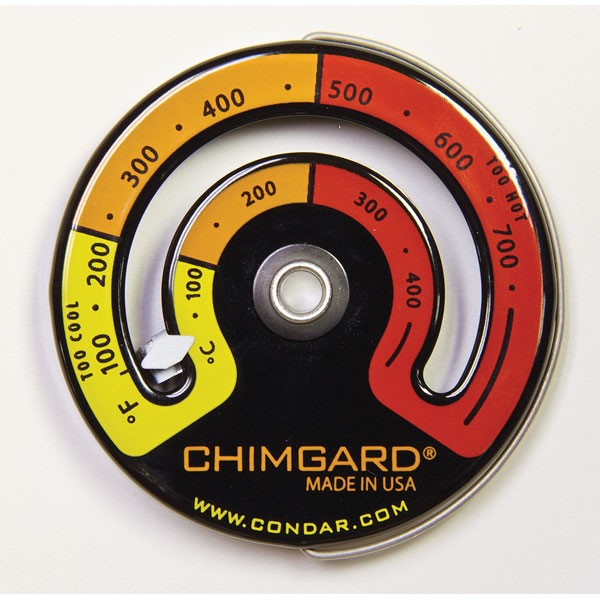 Picture of Condar Company 3-4 Chimgard Stove Thermometer  Magnetic