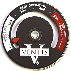 Picture of Condar Company 3-622A  Ventis Stove Pipe Thermometer Magnetic