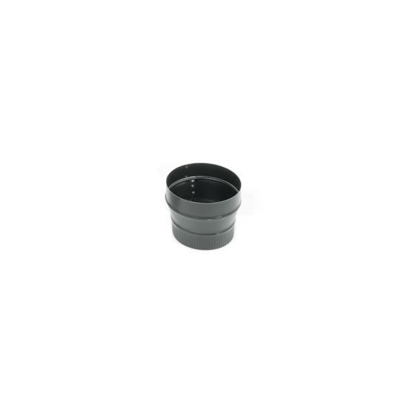 Imperial Manufacturing Group BMOO75 24-ga Snap-Lock Black Stovepipe 5 Inch  To 6 Inch  Increaser  Crimp On Small End -  Integra Miltex, 73470