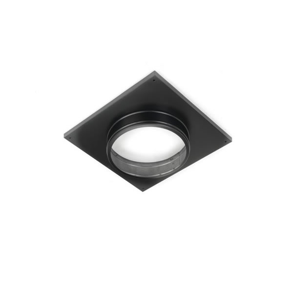 M & G Duravent 46DVA-DC 4 Inch x 6 Inch DirectVent Pro Ceiling Suppot/wall T Himble Cover; Round