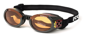 Picture of Doggles DODGILLG-12 Doggles - ILS Large Racing Flames Frame with Orange Lens