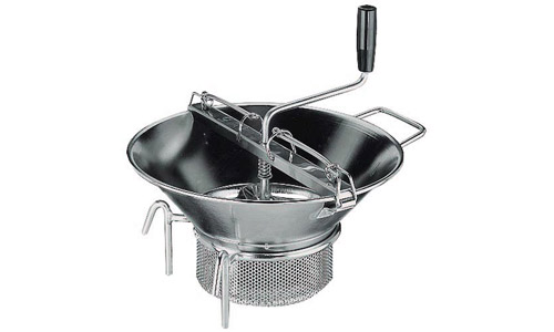 Paderno World Cuisine 42574-37 Food Mill Stainless Steel #5 With 3 mm Sieve