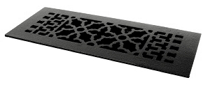 Acorn GR2BG-D Cast Iron Grille with Screws and Holes - Black -  Acorn Manufacturing Co
