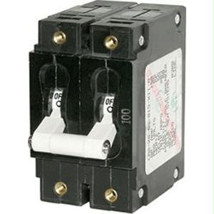 Blue Sea C-Series Double Pole Circuit Breaker - 50A