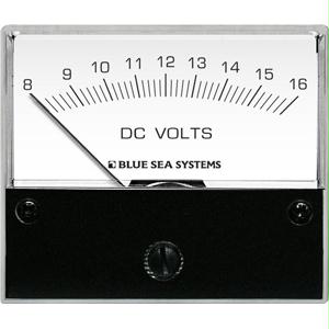 Blue Sea 8003 DC Analog Voltmeter - 2.75 Inch Face 8-16 Volts DC