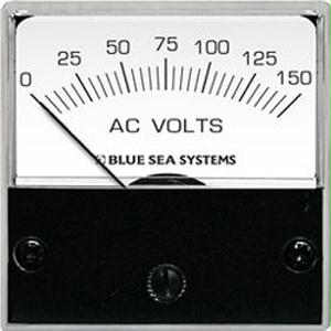 Blue Sea 8244 AC Analog Micro Voltmeter - 2 Face 0-150 Volts AC