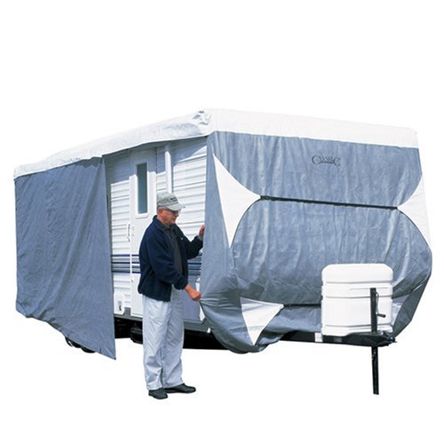 Picture of Classic Accessories 73163 PolyPro III Deluxe Travel Trailer Cover - Grey - Model 1