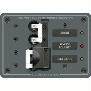 Blue Sea 8061 AC Toggle Source Selector 120V AC - 50AMP