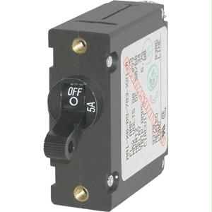 Blue Sea  AC/DC Single Pole Magnetic World Circuit Breaker - White - 50 Amp -  LiveWire, LI3452776