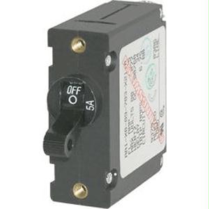 Blue Sea  AC/DC Single Pole Magnetic World Circuit Breaker - Black - 50 Amp -  LiveWire, LI3459154