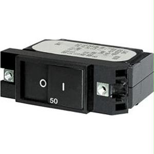 Blue Sea 7408 Single Pole Small Case Flat Rocker Circuit Breaker