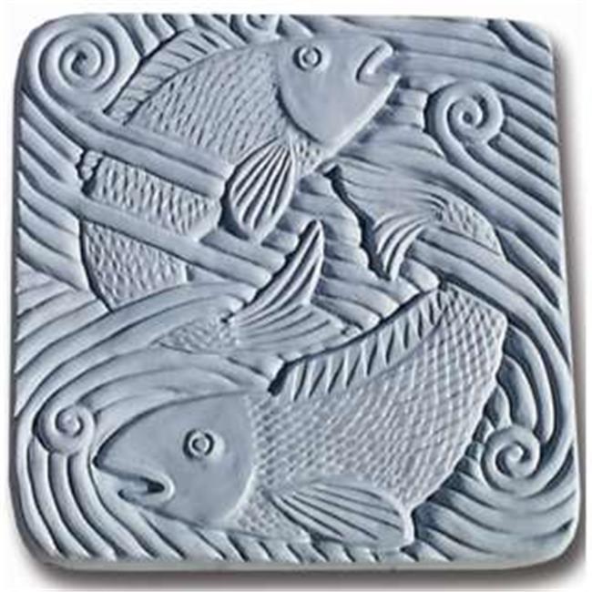 Garden Molds X-FIW8010 Fish in Water Stepping Stone Mold- Pack of 2