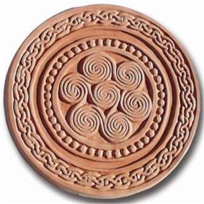 Garden Molds X-CRD8006 Celtic Round Stepping Stone Mold- Pack of 2