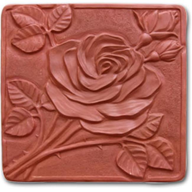 Garden Molds X-ROSE8037 Rose Stepping Stone Mold- Pack of 2 - 第 1/1 張圖片