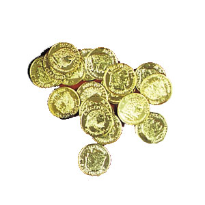 Picture of Costumes For All Occasions QA69 Doubloons Gold Pack Of 144