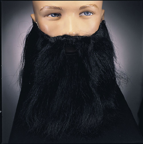Picture of Costumes For All Occasions RU2045BK Full Beard and Mustache Black