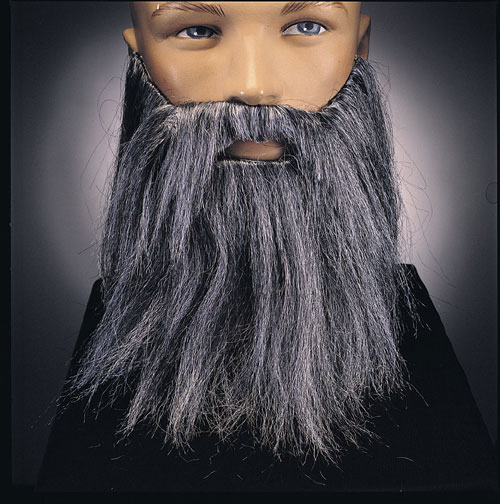 Picture of Costumes For All Occasions RU2045GY Full Beard and Mustache Grey