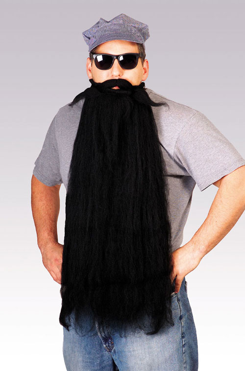 Picture of Costumes For All Occasions RU2053BK Mohair 25 Inch Black Beard