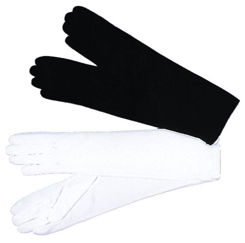 Picture of Costumes For All Occasions BA05BK Gloves Elbow Largeh Black 1 Size