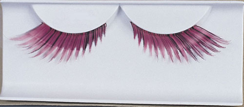 Picture of Costumes For All Occasions EA82 Eyelashes Feather Pink