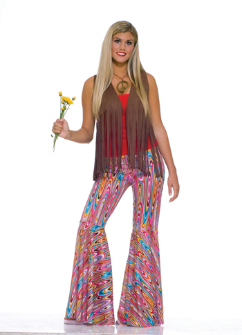 Picture of Costumes For All Occasions FM61660 Wild Swirl Bell Bottom Pants