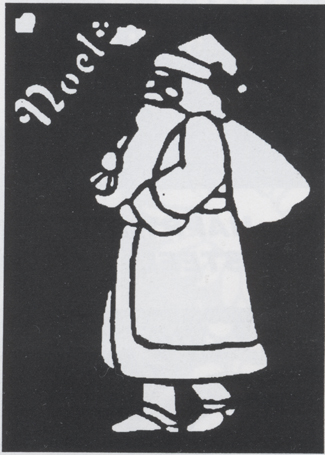 Picture of Costumes For All Occasions FP159 Stencil Father Chrstms Brass