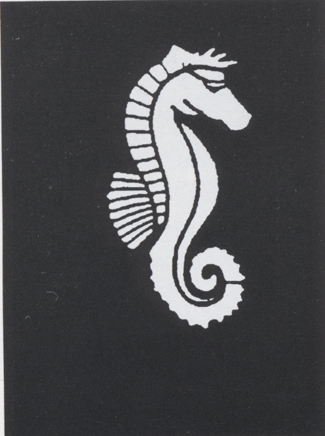 Picture of Costumes For All Occasions FP51 Stencil Seahorse Stainless