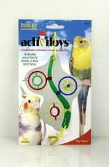 Picture of J W PET COMPANY 209065 Insight The Wave Small Bird Toy - Assorted Colors